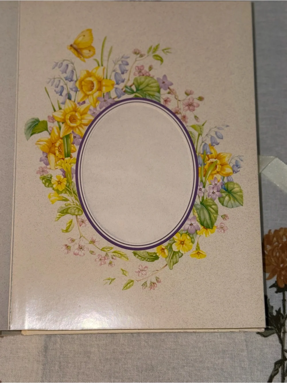 Vintage The Flower Garden Hardcover Photo Album (1994, C.A. Books)